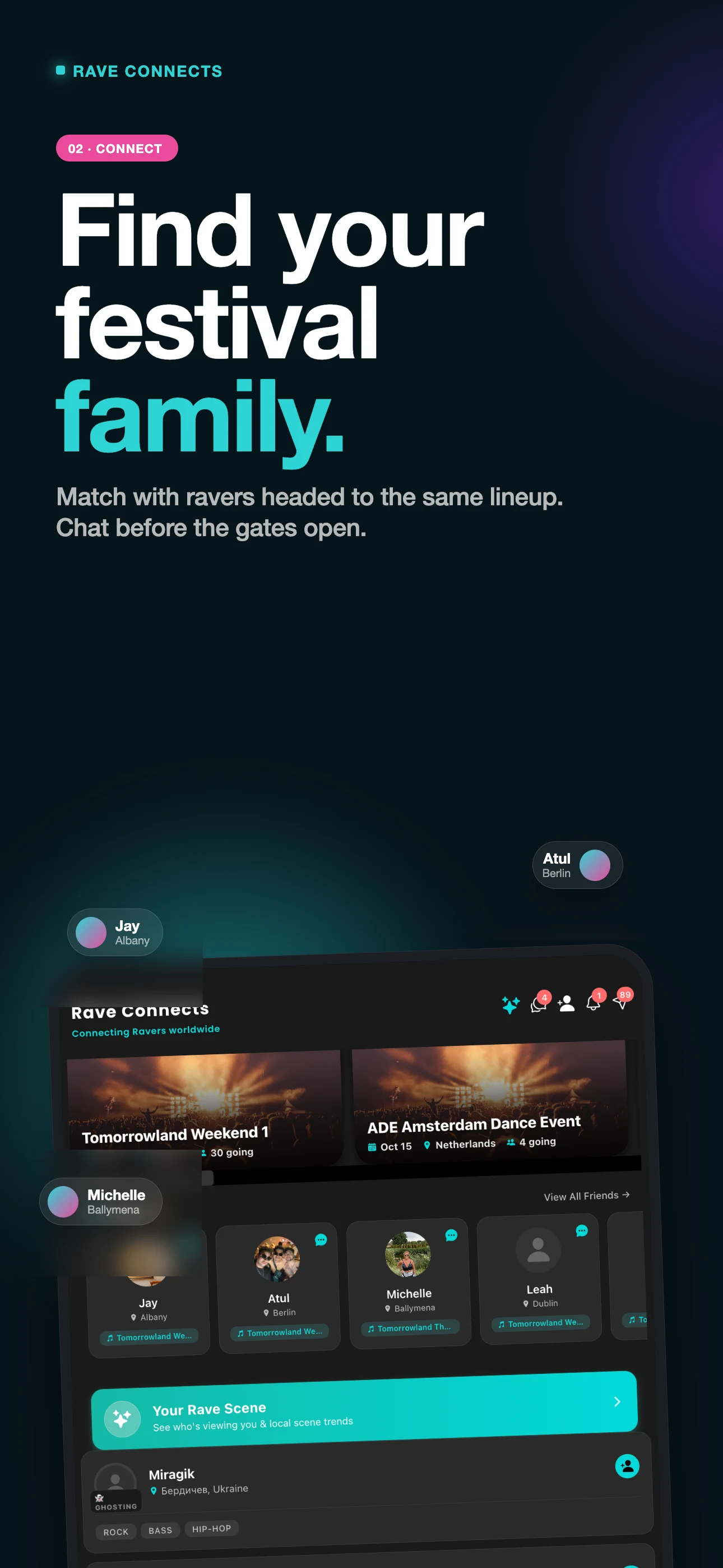 Rave Connects: Festival App screenshot