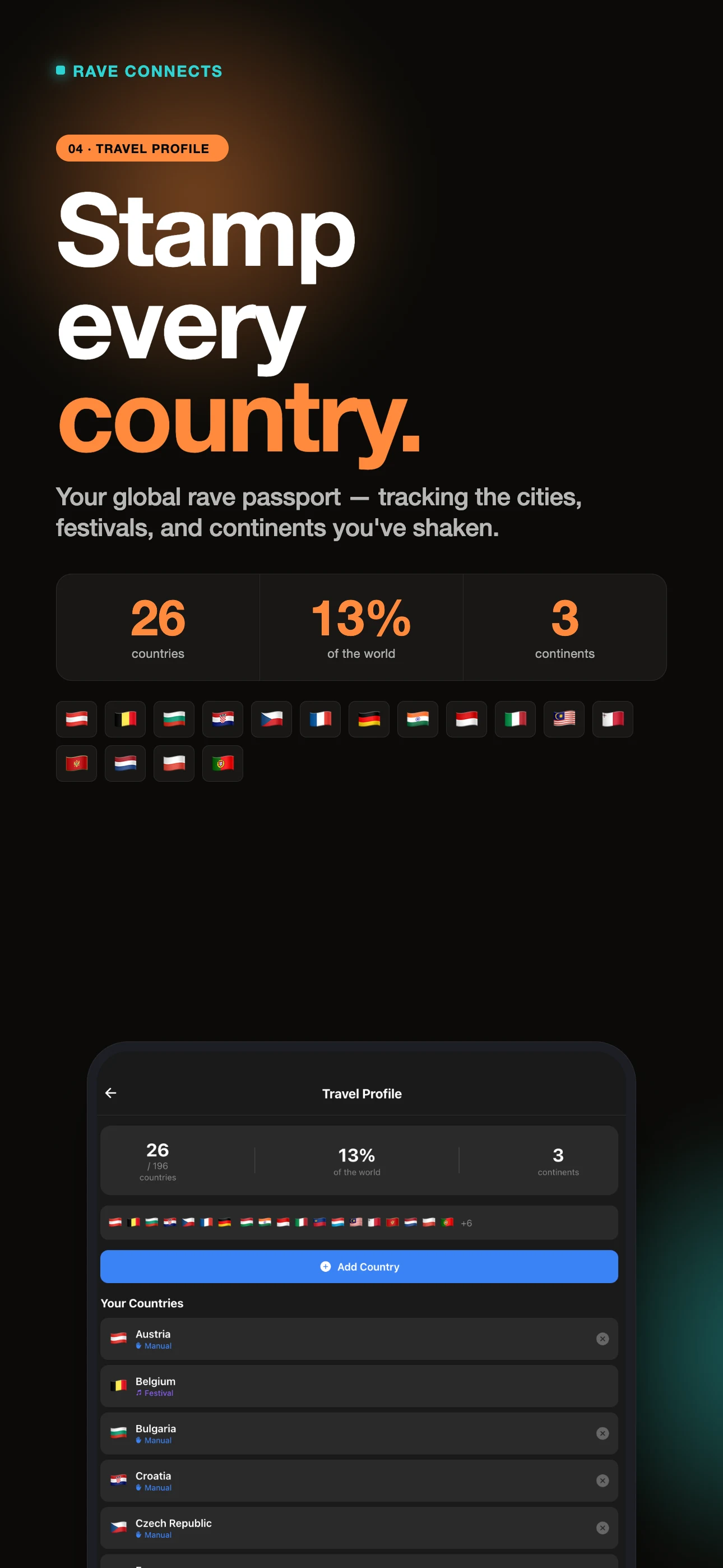Rave Connects: Festival App screenshot