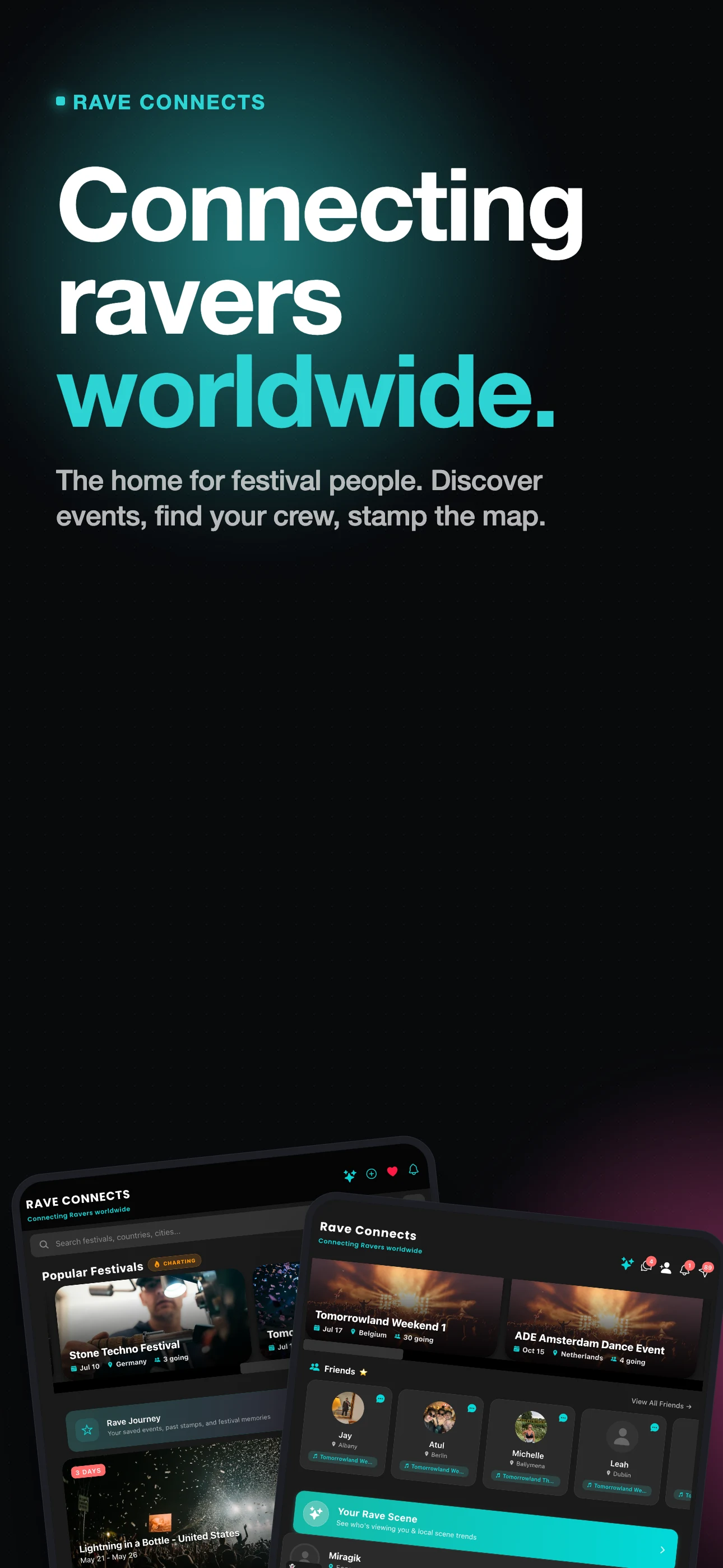 Rave Connects: Festival App screenshot